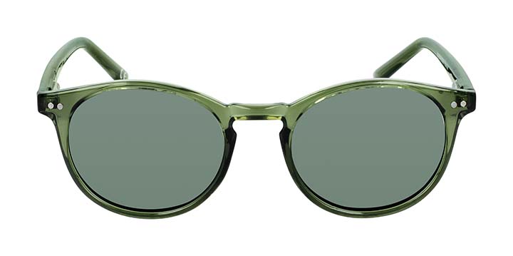 The Maestro :  eyeglasses in Hunter Green - front view