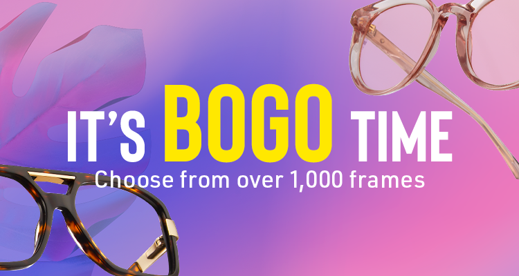 Eye exam store glasses specials