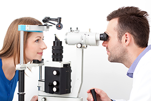 Slit Lamp eye exam at Stanton Optical